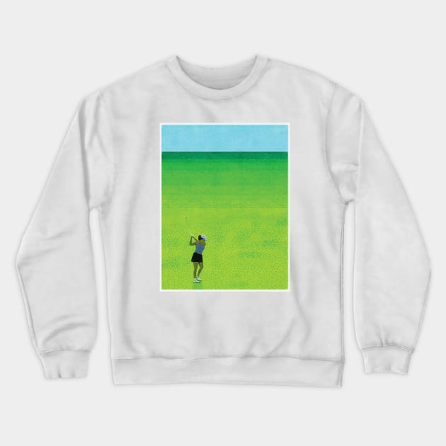 Golf Crewneck Sweatshirt by OZOROZO